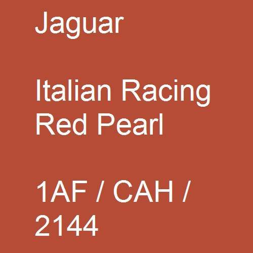 Jaguar, Italian Racing Red Pearl, 1AF / CAH / 2144.